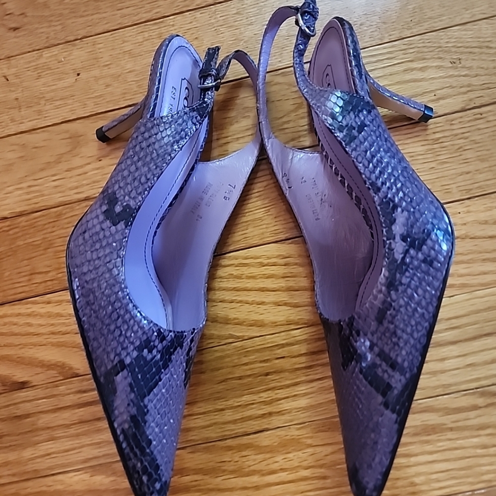 COACH ALENA SLINGBACK HEELS - Picture 4 of 10